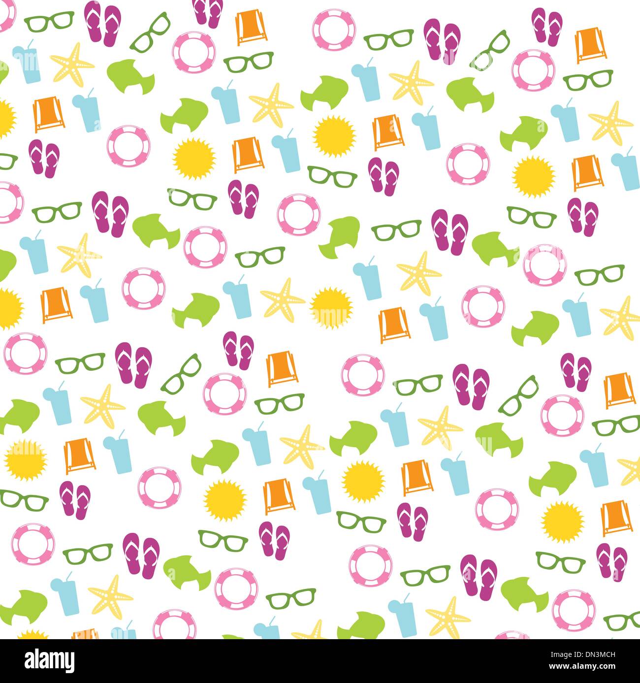 Strand-Symbole Stock Vektor