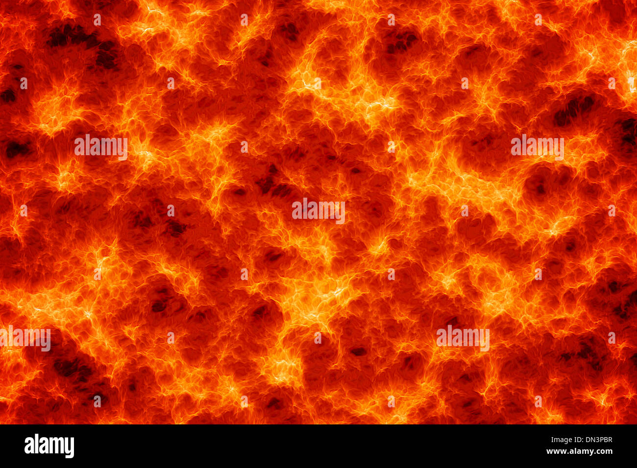 Computergenerierten abstrakten Hintergrund von Magma lava Stockfoto