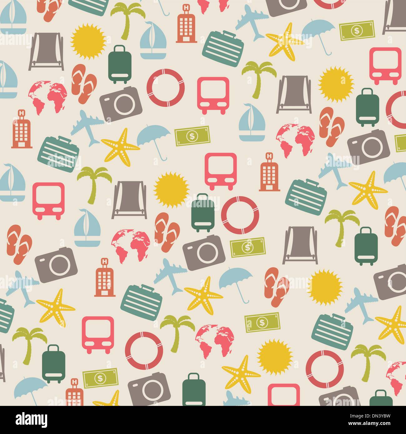 Urlaub-Symbole Stock Vektor