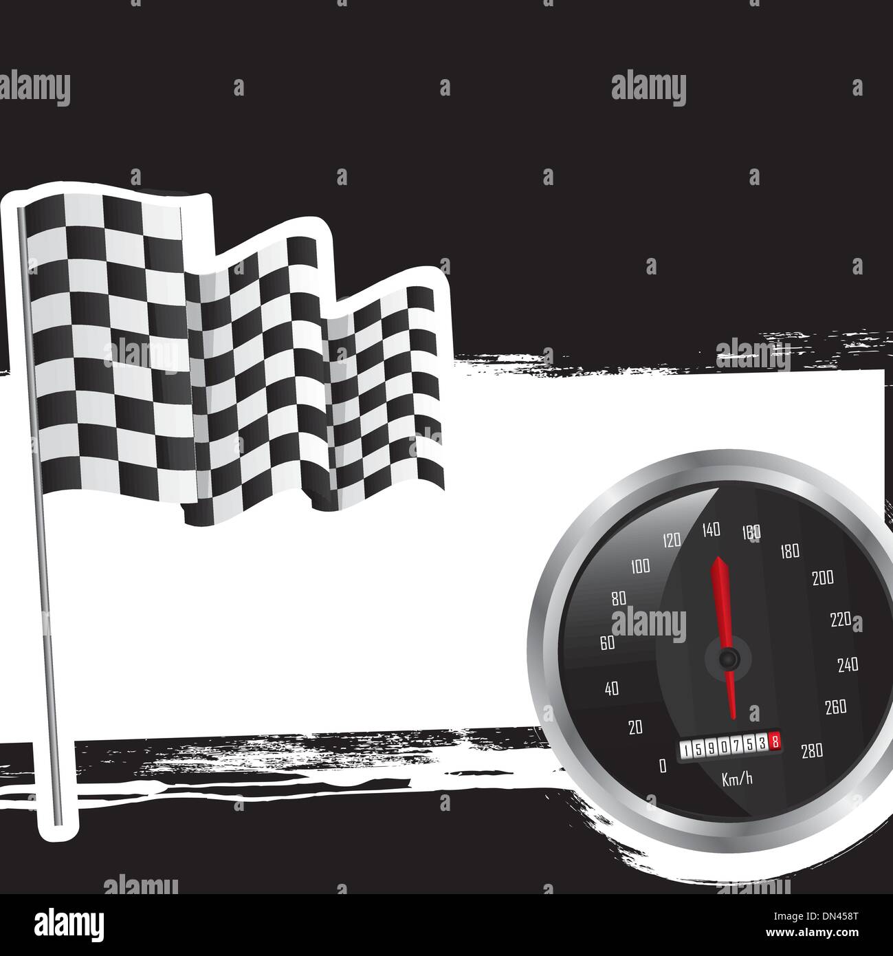 Speed-Rennen Stock Vektor