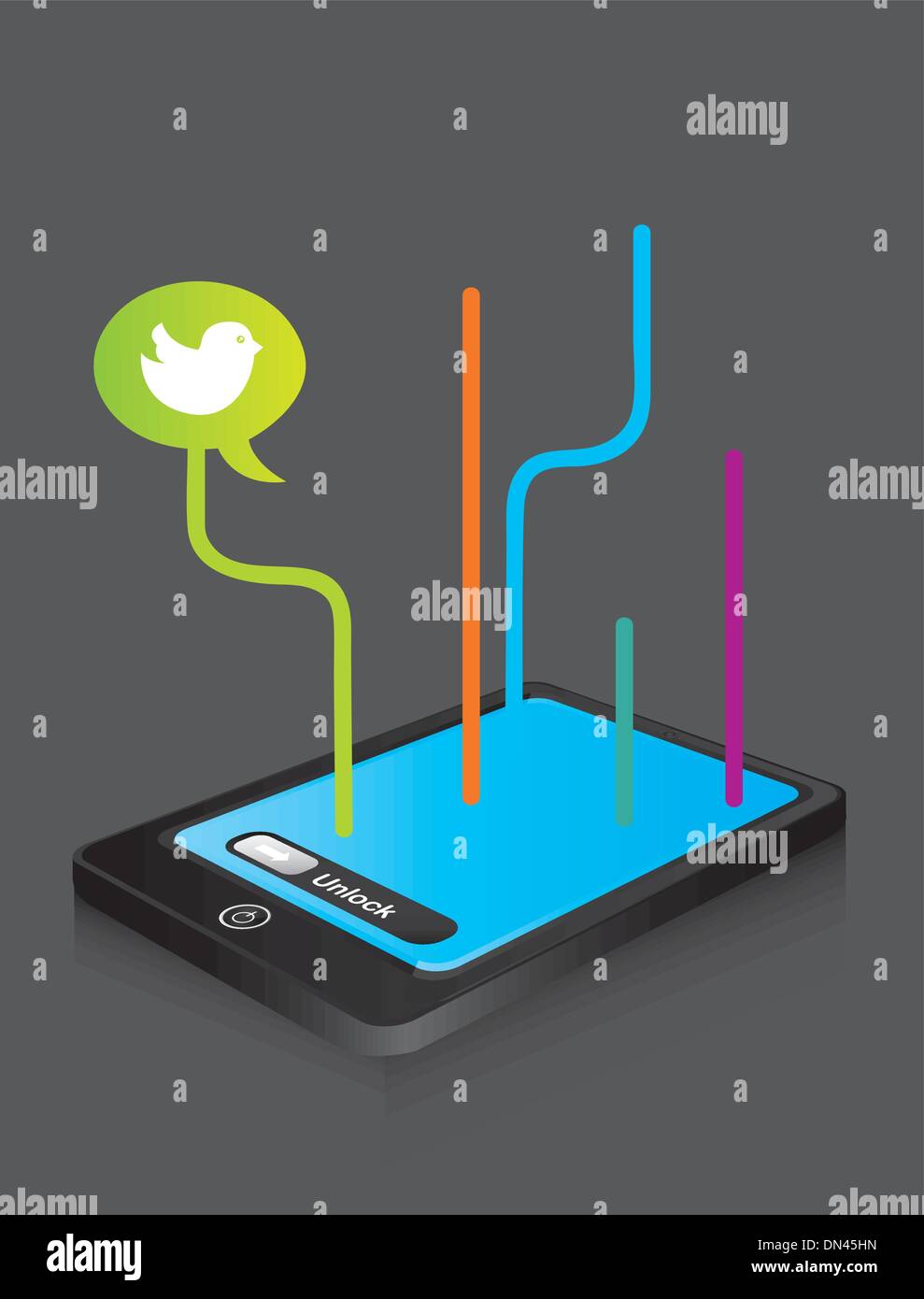 Kommunikation Stock Vektor