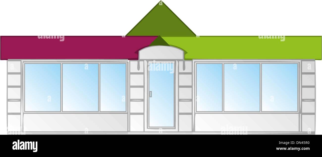 Kiosk-Vektor-illustration Stock Vektor