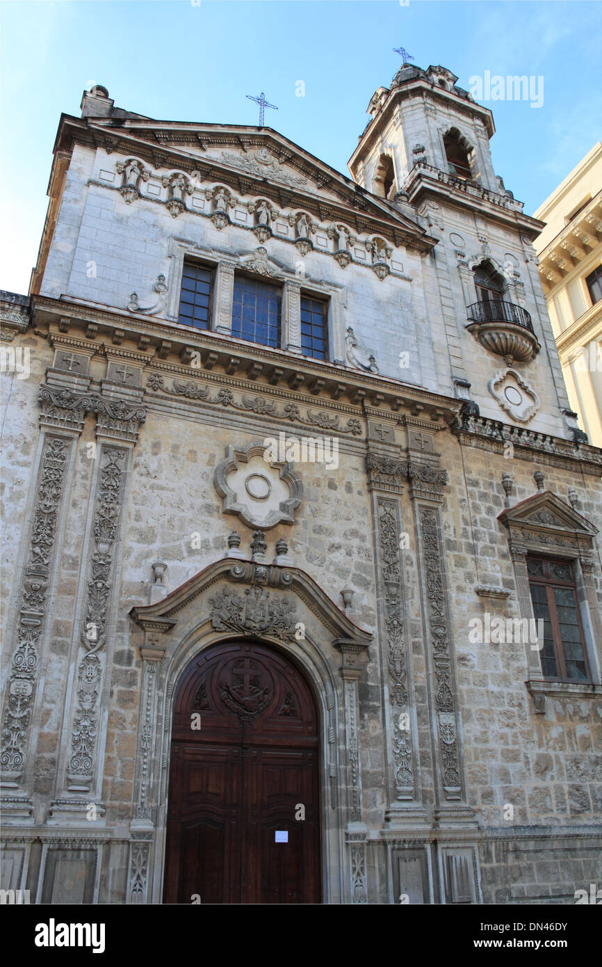Iglesia San Francisco de Asís, Calle Cuba, Alt-Havanna (La Habana Vieja), Kuba, Karibik, Mittelamerika Stockfoto