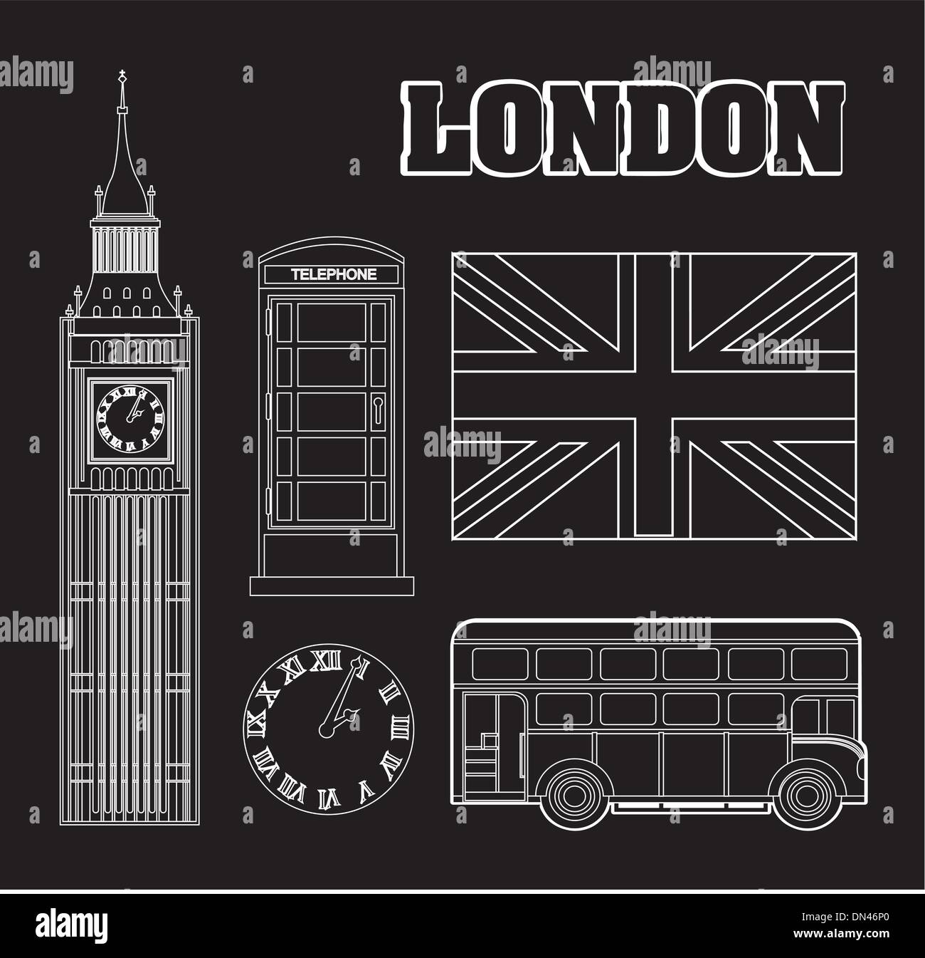 London Stock Vektor