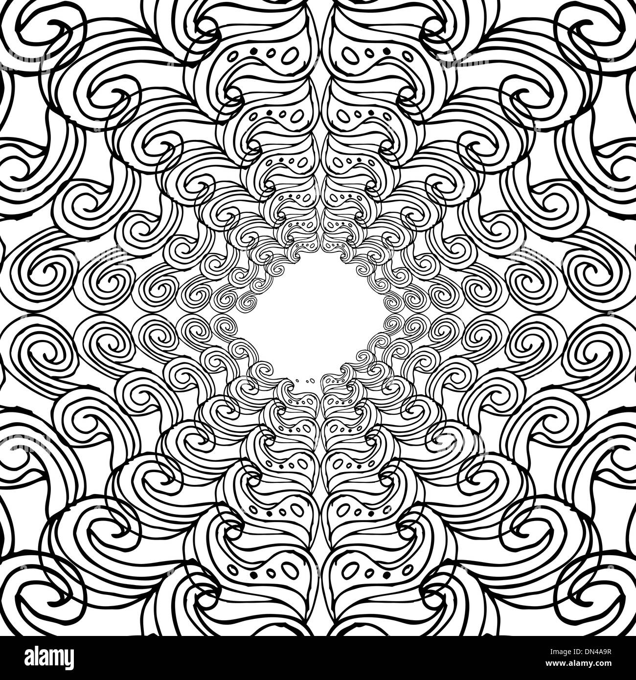 Hand-Zeichnung Linie Textur Vektorgrafiken Stock Vektor