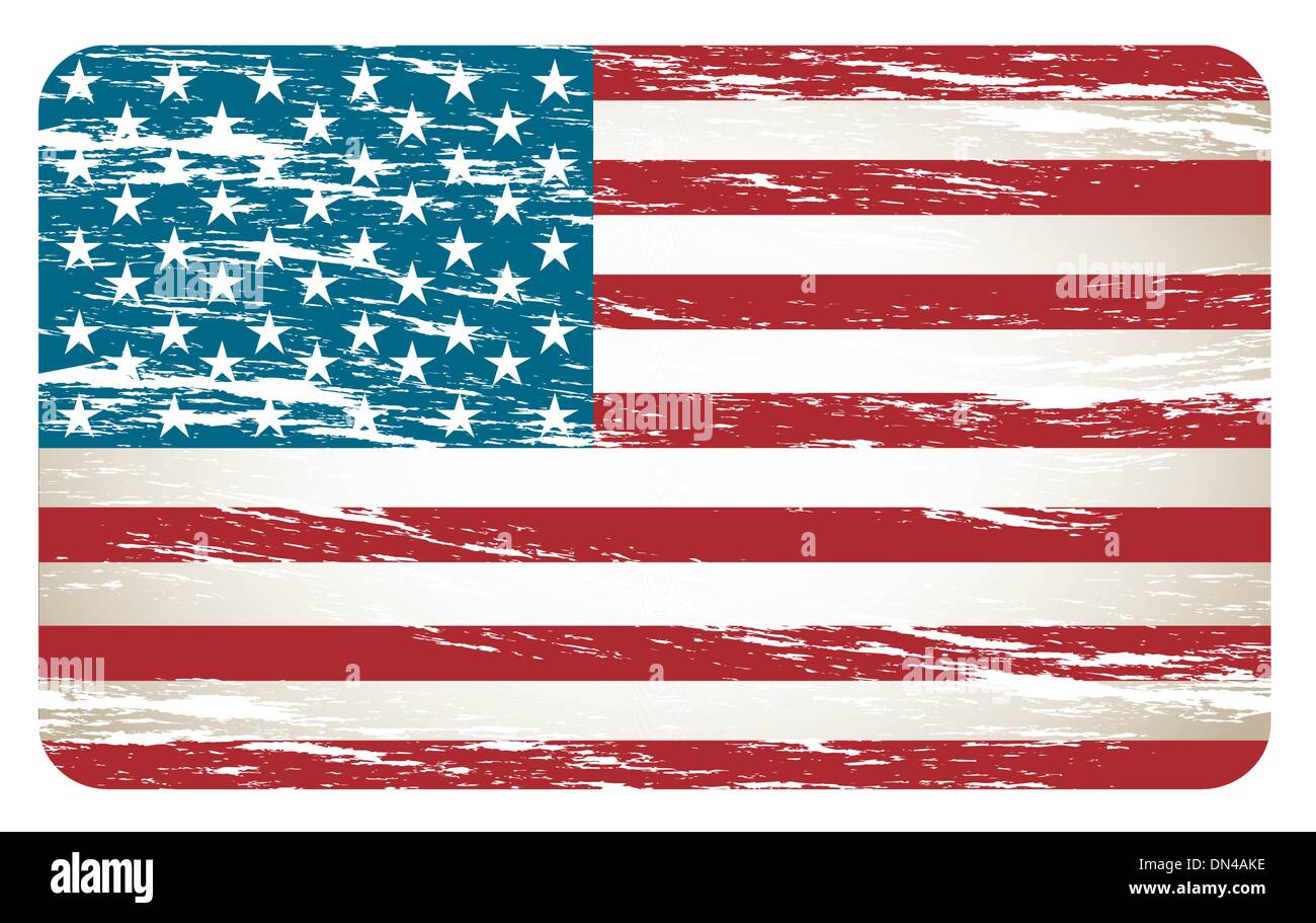 USA Flagge Stock Vektor