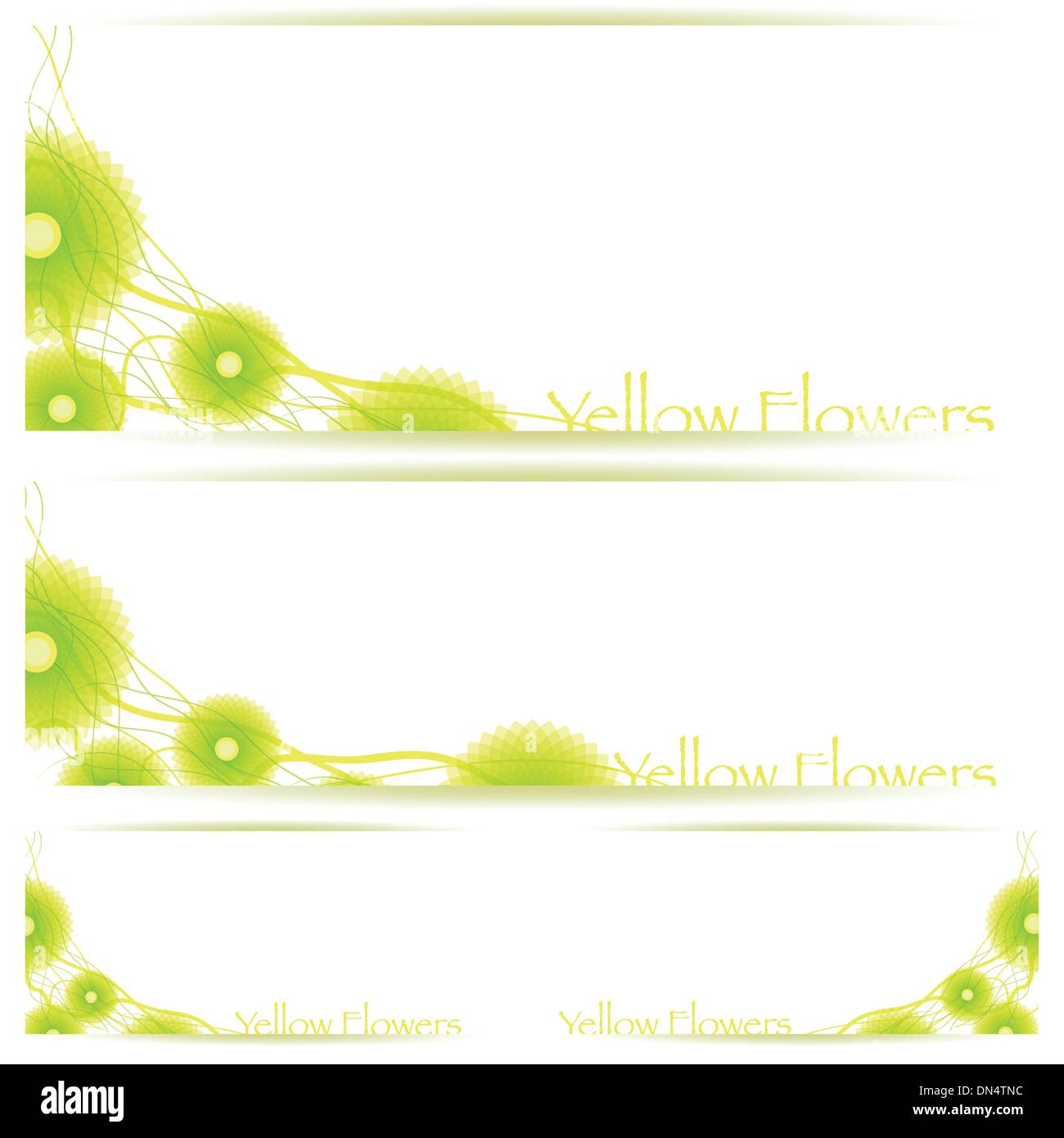 Blume Vektor Hintergrundvorlage Broschüre Stock Vektor
