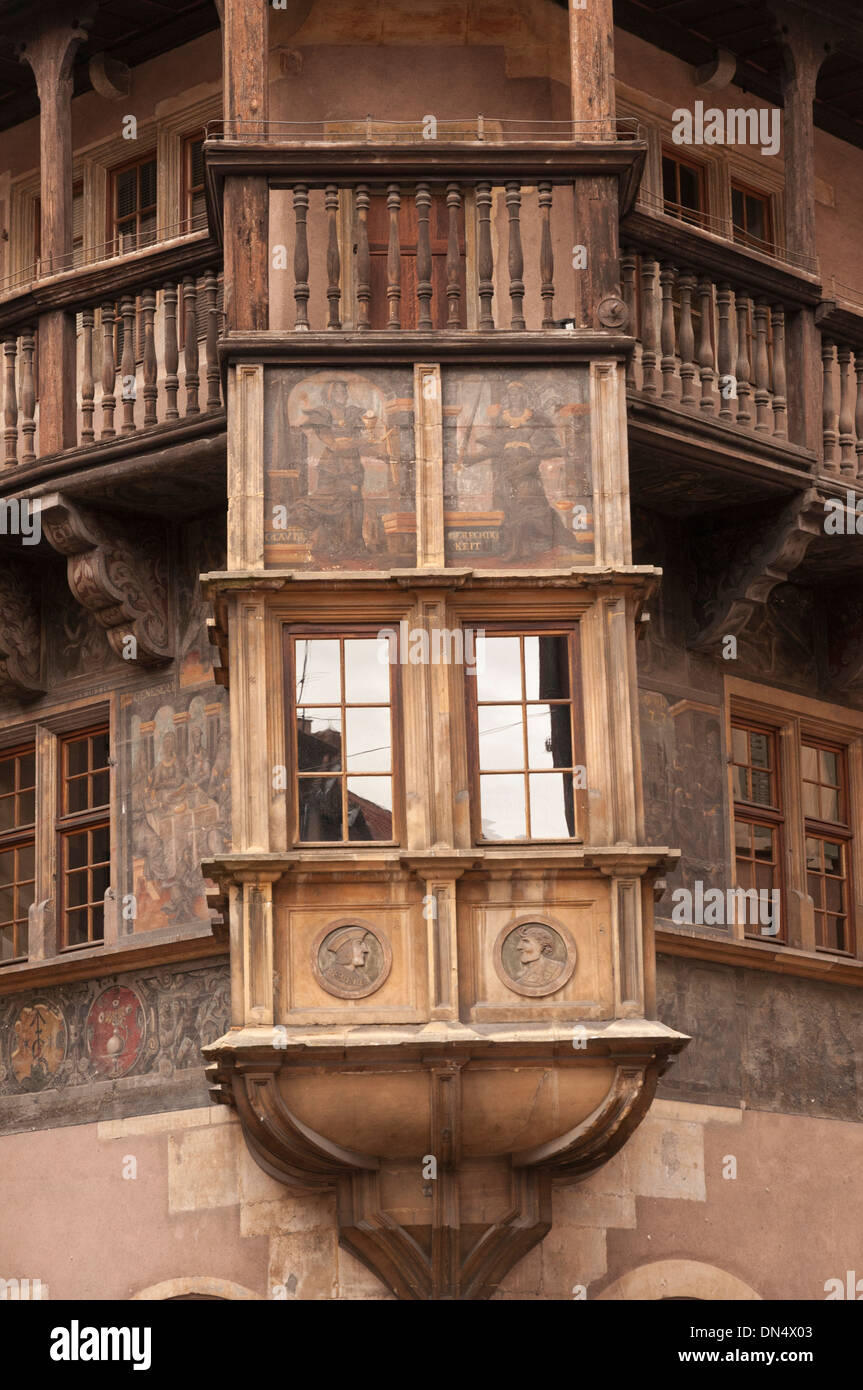 Elk213-2813v Frankreich, Elsass, Colmar, Maison Pfister, 1537 Stockfoto