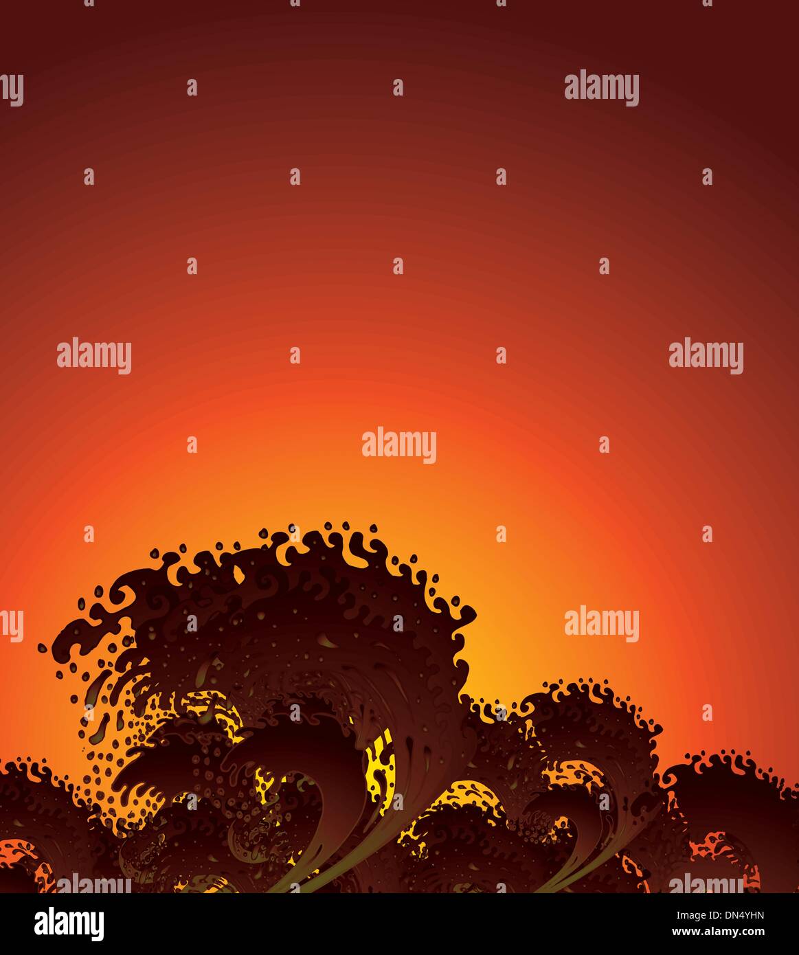 Pazifische Surfer-Vektor-Grafik-design Stock Vektor