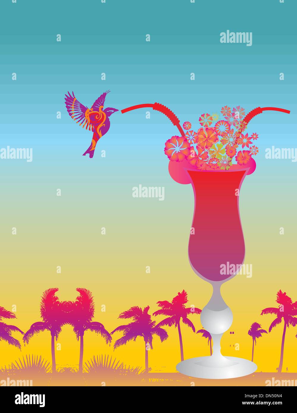 Pazifische Surfer-Vektor-Grafik-design Stock Vektor