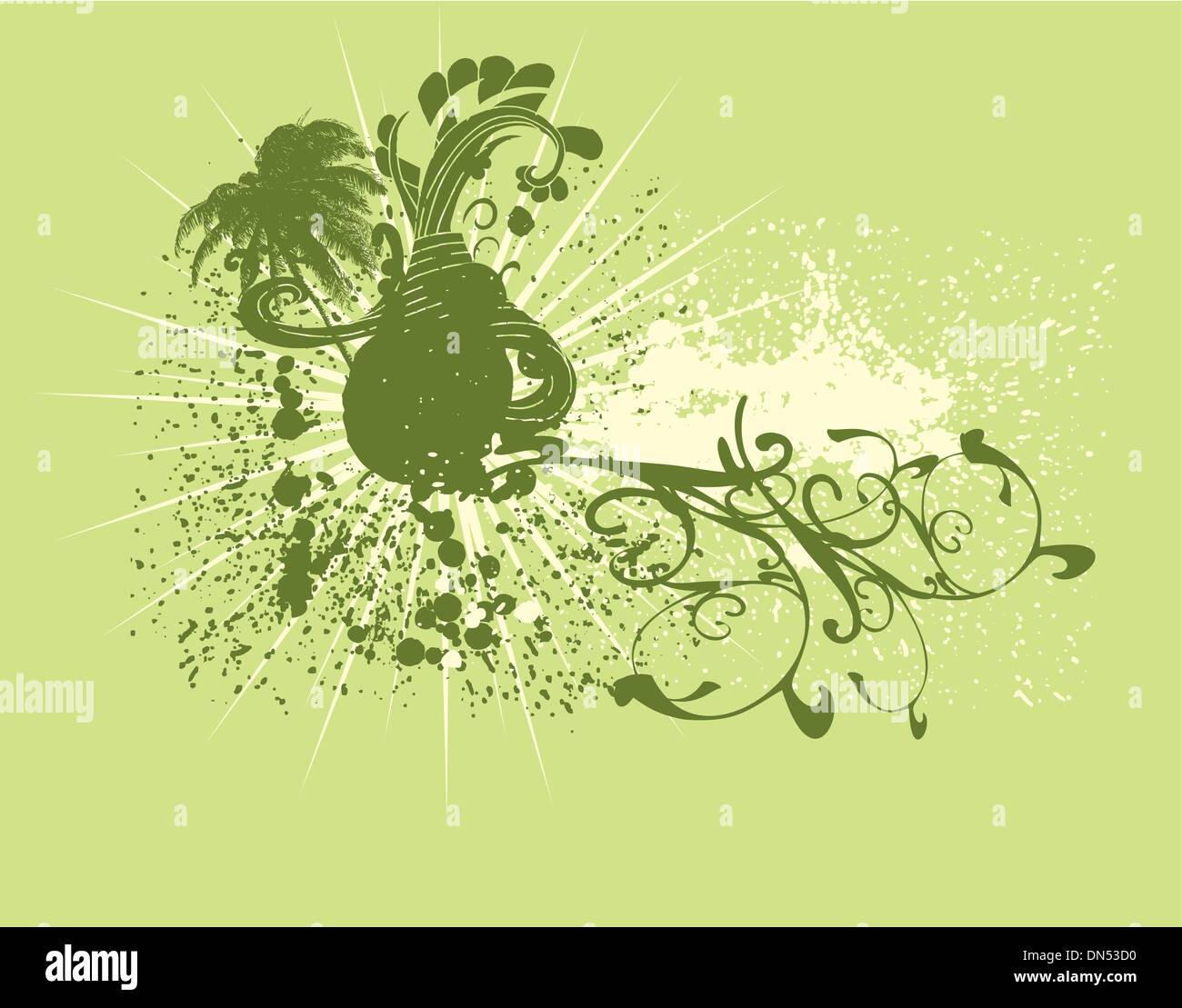 Pazifische Surfer-Vektor-Grafik-design Stock Vektor