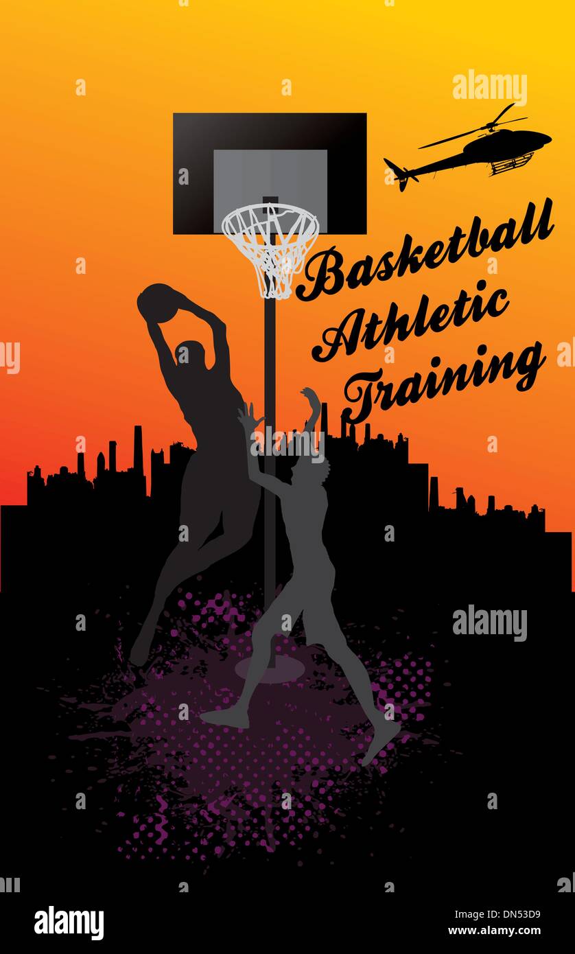 College Basketball Sport Vektorgrafiken Stock Vektor