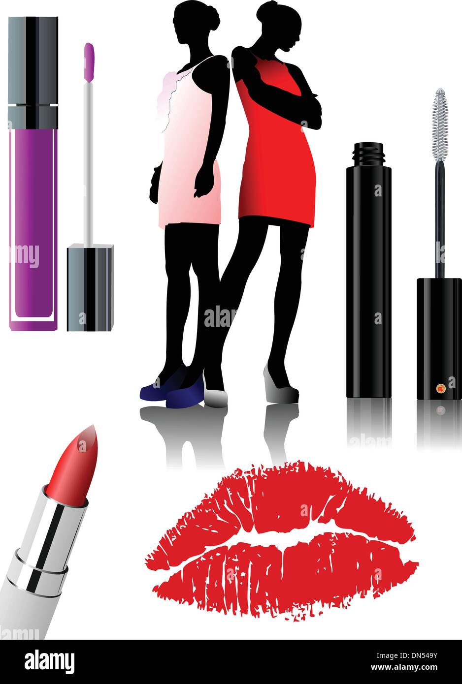 Lippenstift Vektor Vektoren Stockfotos Und Bilder Kaufen Alamy