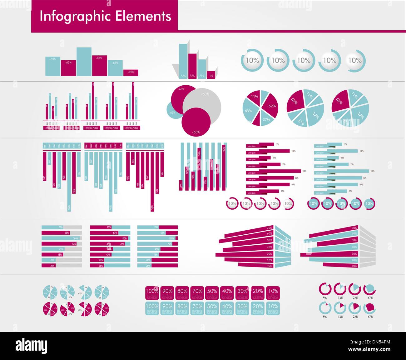 Infografik-Vektor-illustration Stock Vektor