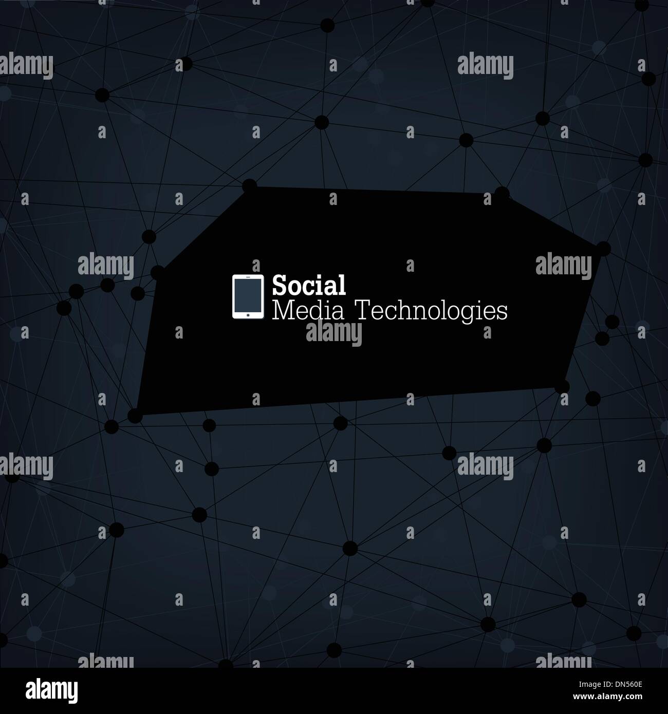 Abstrakte Verbindung Hintergrund, Vektor Stock Vektor