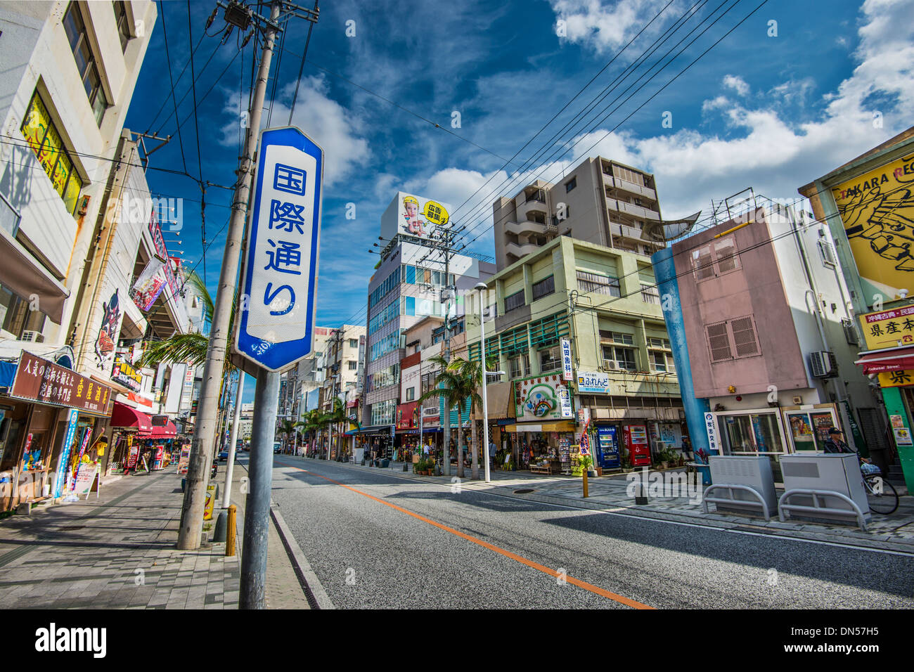 Naha, Japan International Street Stockfotografie Alamy