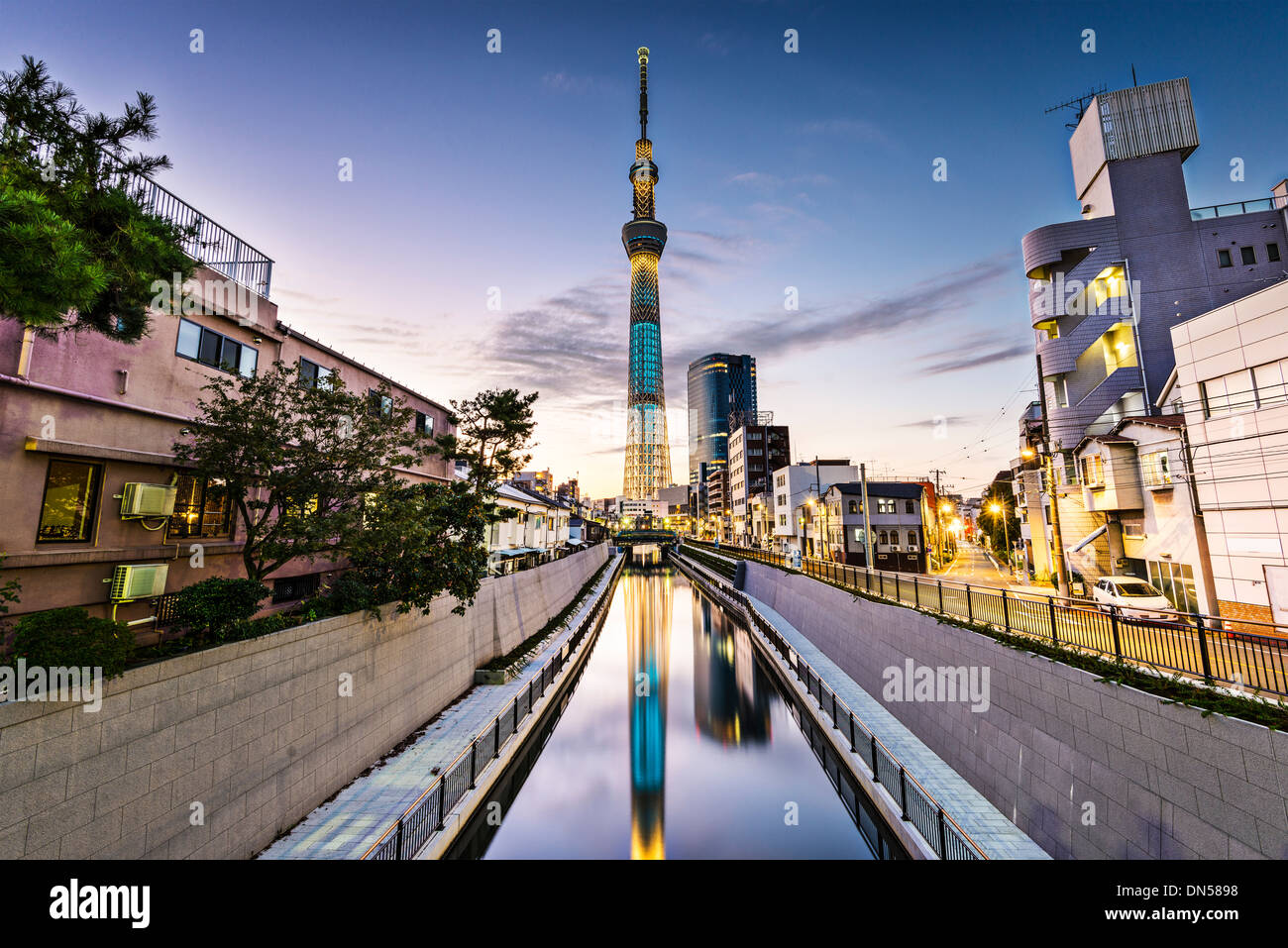 Tokyo, Japan Sumida Ward Stadtbild. Stockfoto
