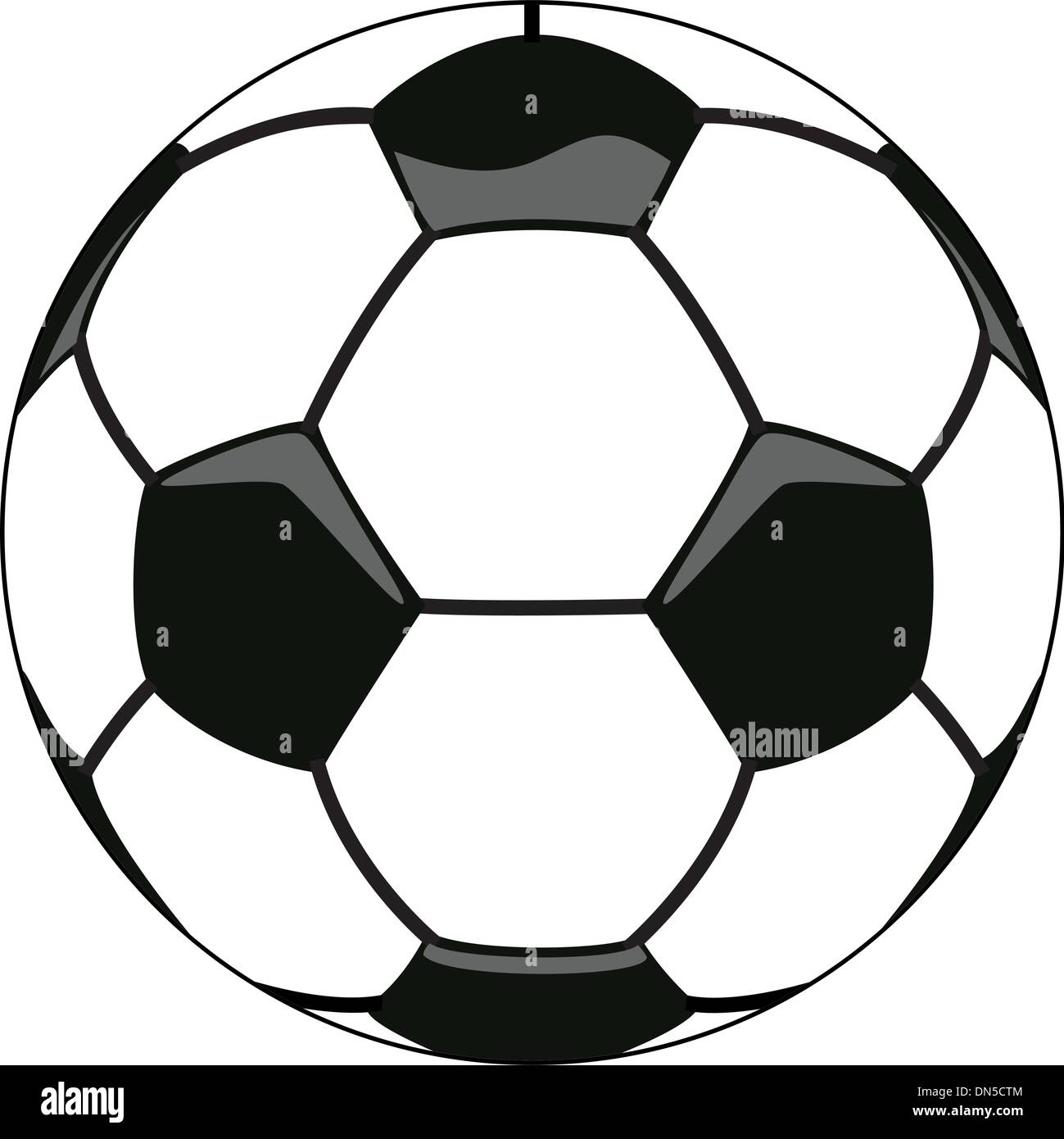 Soccer Ball Clipart Vektor Stock Vektor