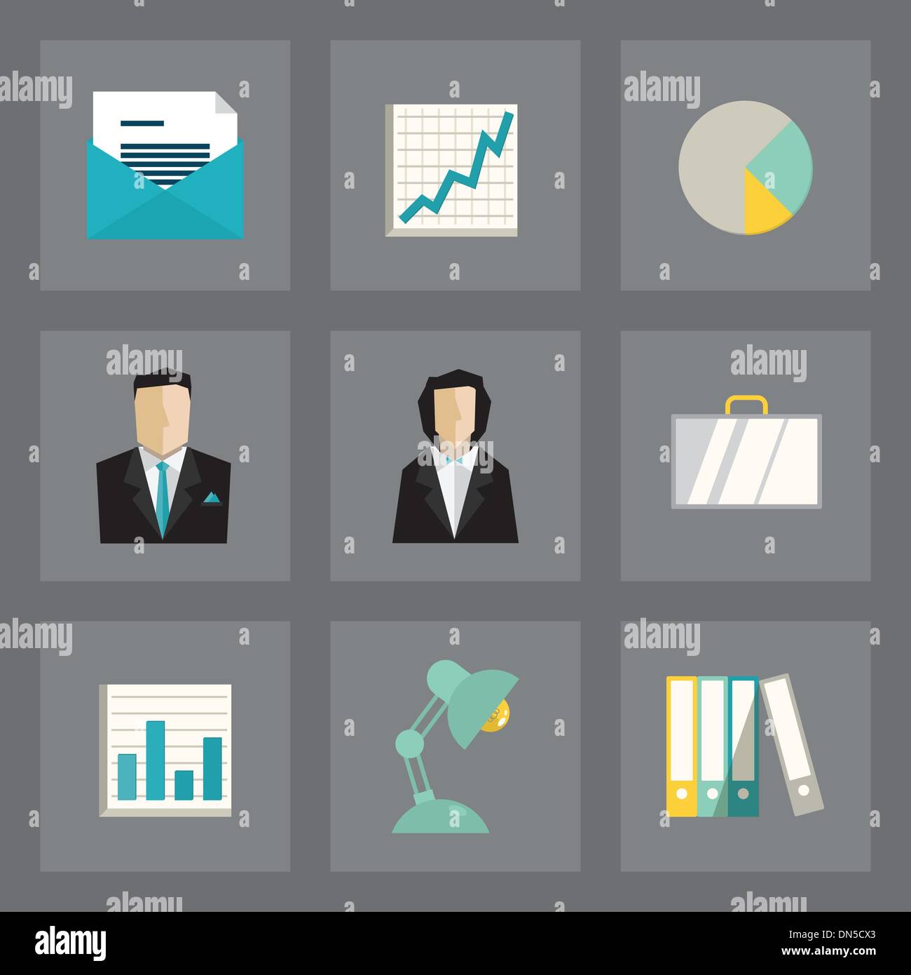 Business Icons Sets Stock Vektor