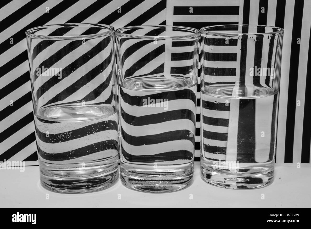 Die Muster-Design schwarz / weiß-Hintergrund. Stockfoto