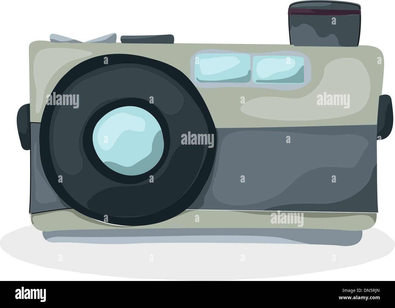 Retro-Style-Kamera Stock Vektor