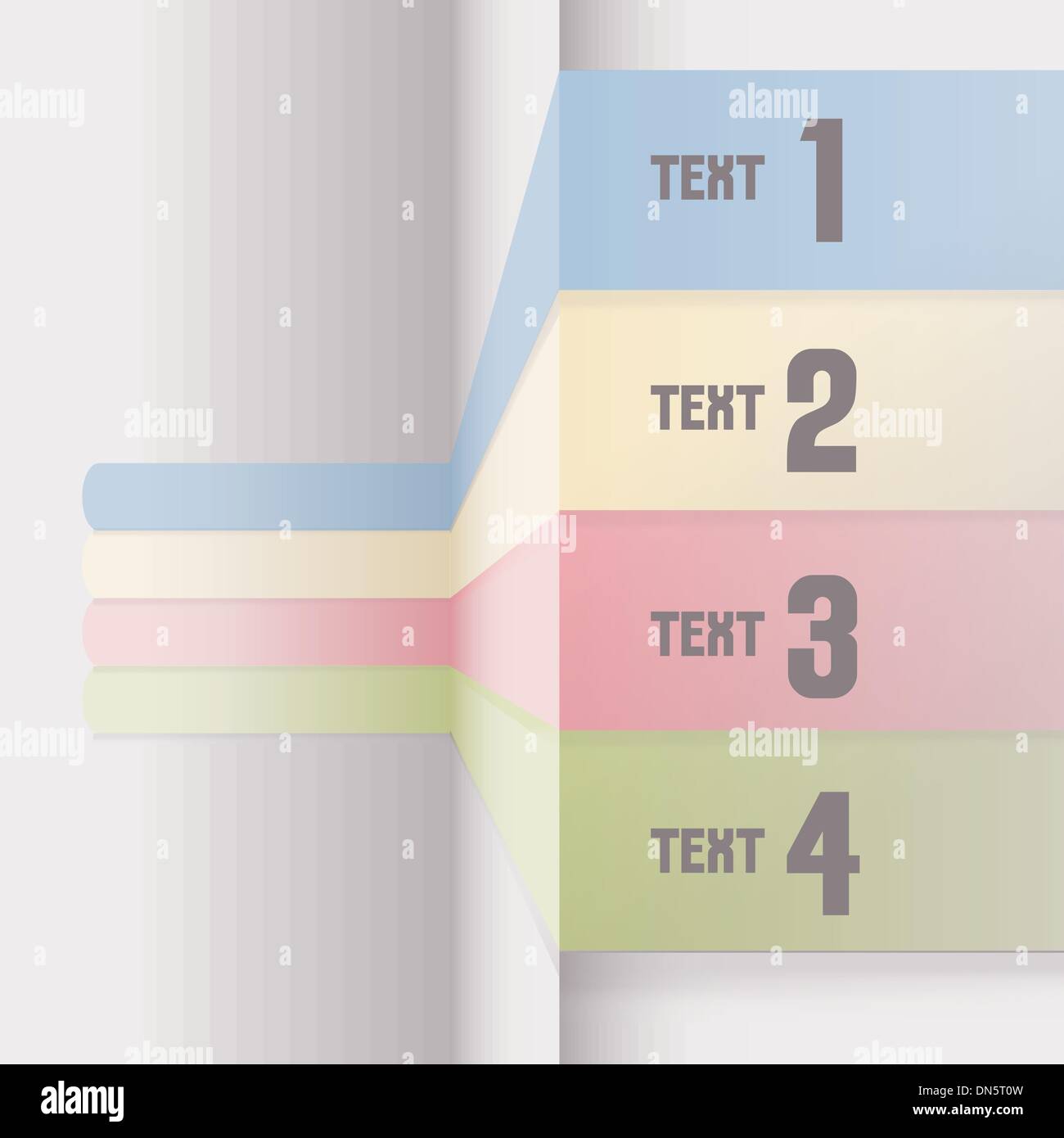 Minimalistische Infografik Stock Vektor