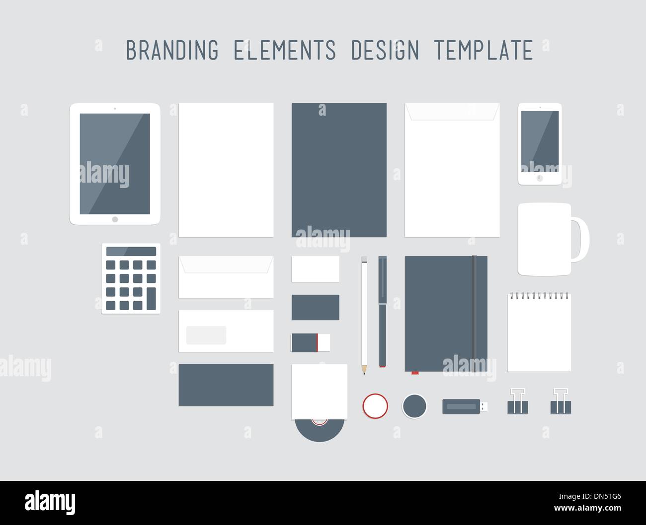Branding Design-Elemente-Vektor-set Stock Vektor