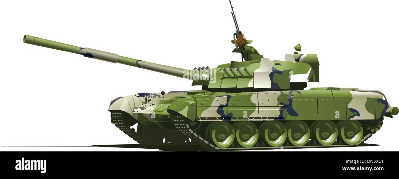 moderne Panzer Stock Vektor