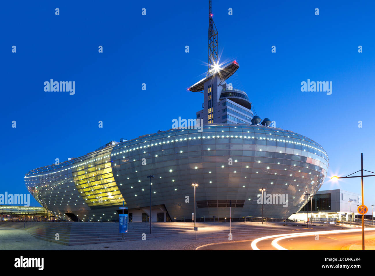 Klima Haus Bremerhaven 8° Ost, Atlantic Hotel Sail City, Havenwelten Viertel, Bremerhaven, Bremen, Deutschland Stockfoto