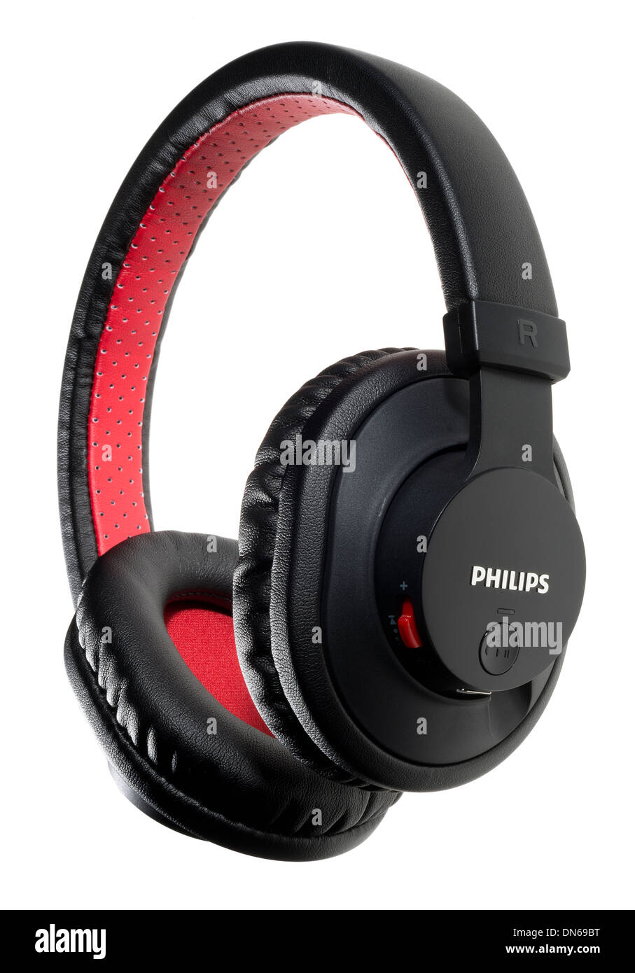 Ein Paar von Philips Kopfhörer Stockfoto