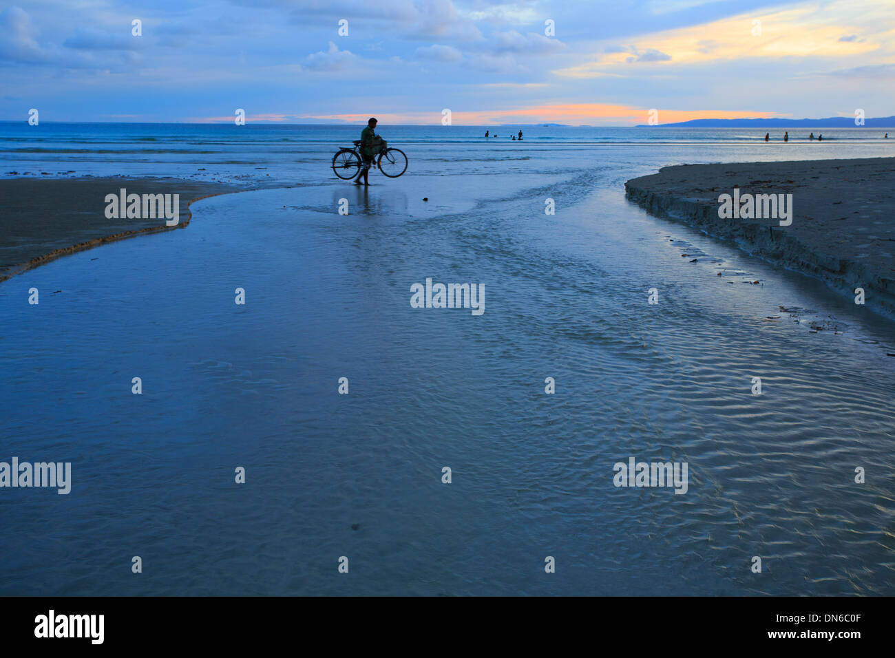 Eine Szene von Havelock Island, Andaman (Radhanagar Strand) Stockfoto