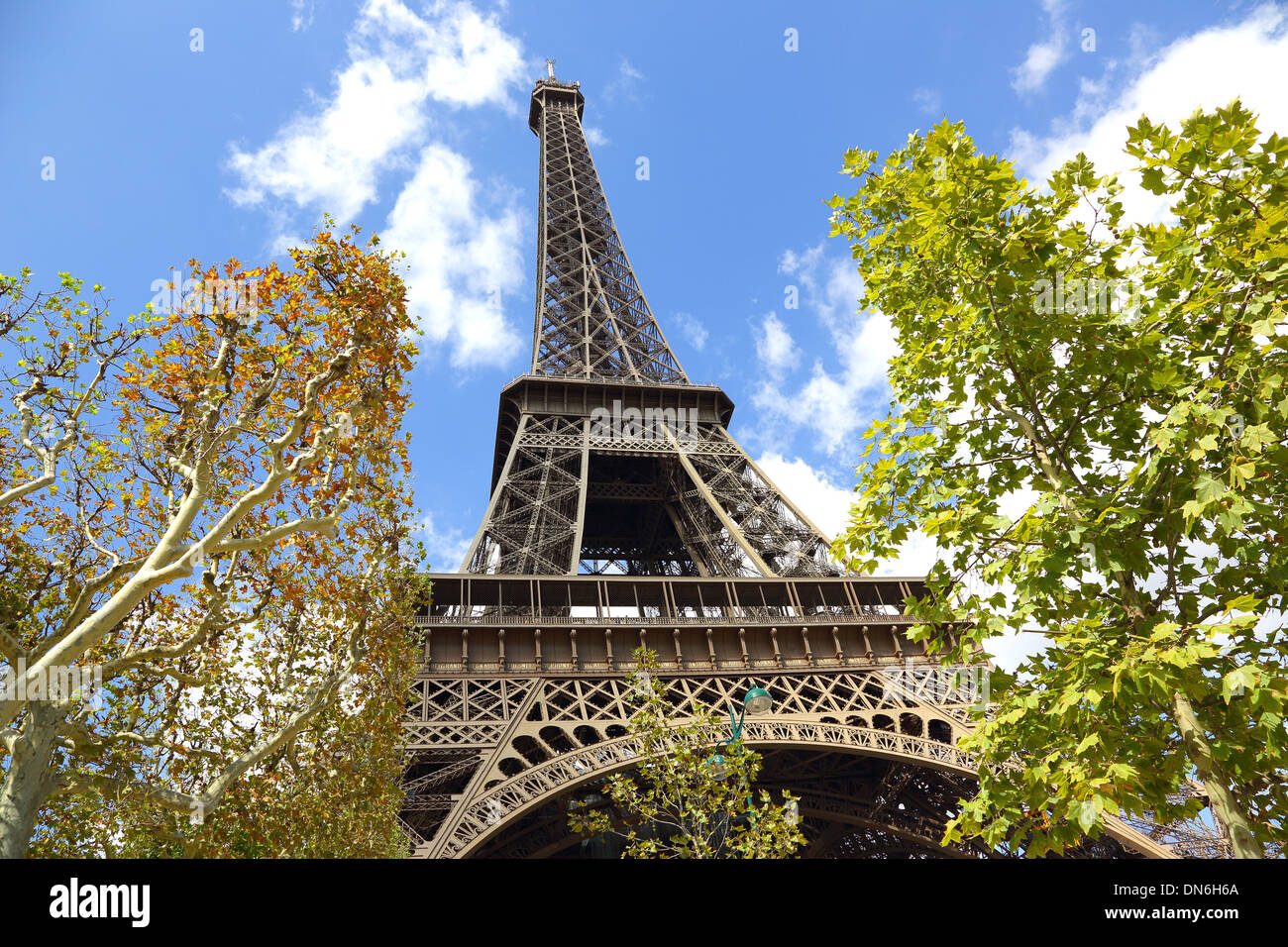 Eiffelturm ist das Wahrzeichen von Paris, Frankreich Stockfoto