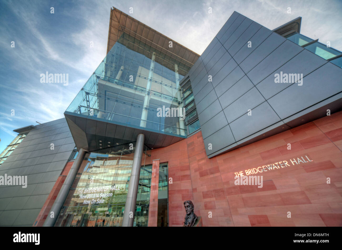 Bridgewater Hall internationale Konzerthalle im Stadtzentrum von Manchester England UK Stockfoto