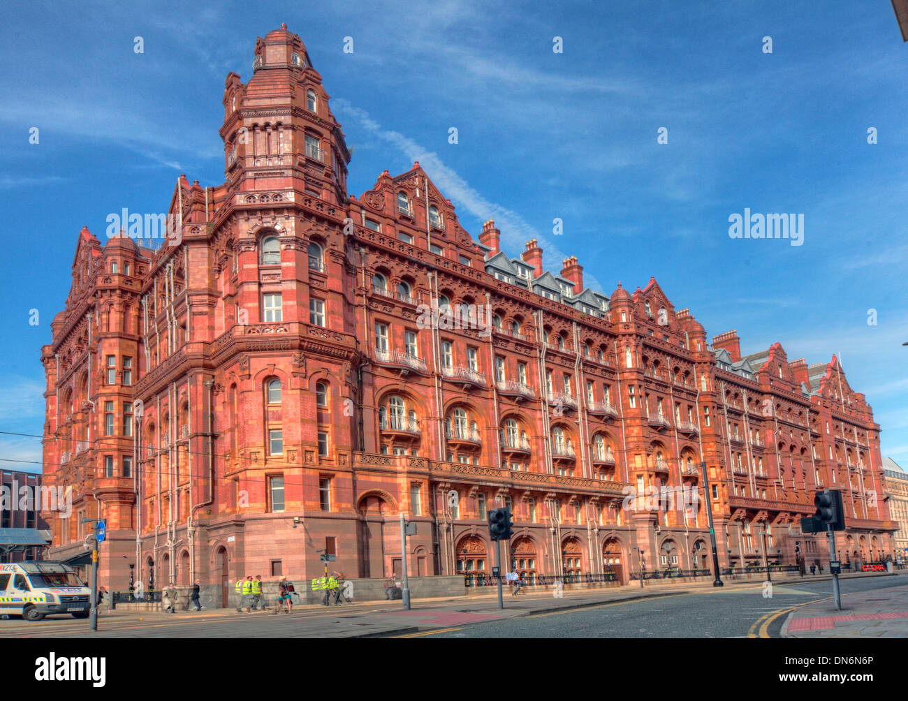 Midland Hotel Manchester, Sommer, England, UK Stockfoto