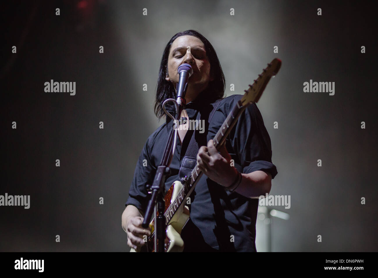 Placebo Live at Manchester Apollo - 14.12.13 Stockfoto