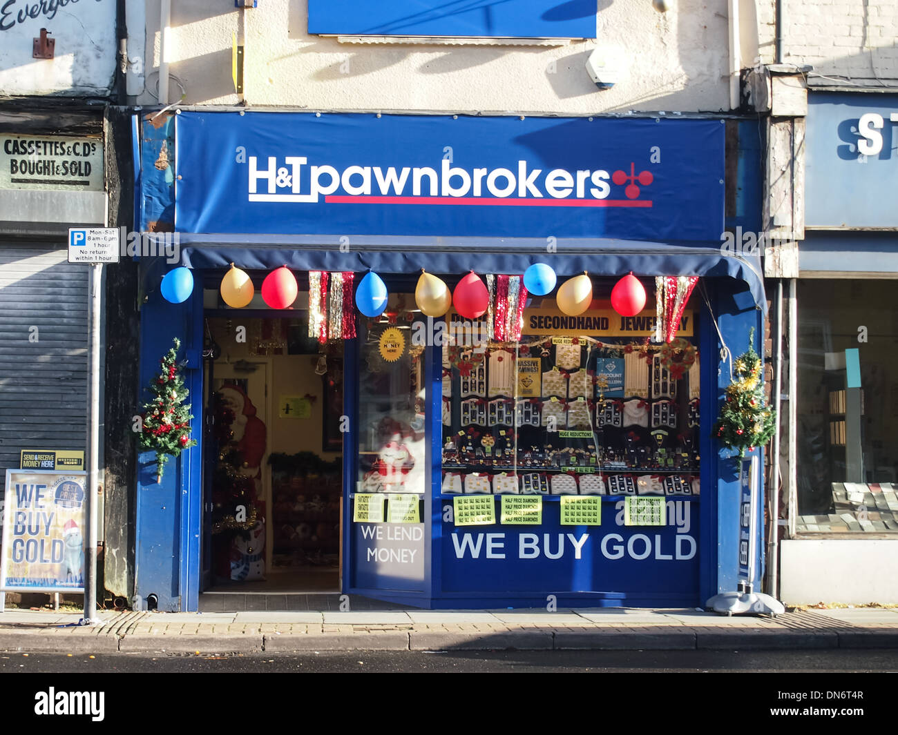 Ein Pfandleiher Geschäft in Portsmouth (Hampshire) Stockfoto