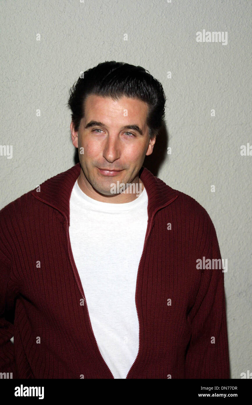 24. November 2002 - Beverly Hills, CALIFORNIA, USA - BILLY BALDWIN... K27298TR NORBY WALTER 21. PRE-JAHRESURLAUB PARTY. DIE MÖNCH-VEREIN, BEVERLY HILLS, KALIFORNIEN. NOV. 24, 2002. TOM RODRIGUEZ / 2002. (Kredit-Bild: © Globe Photos/ZUMAPRESS.com) Stockfoto