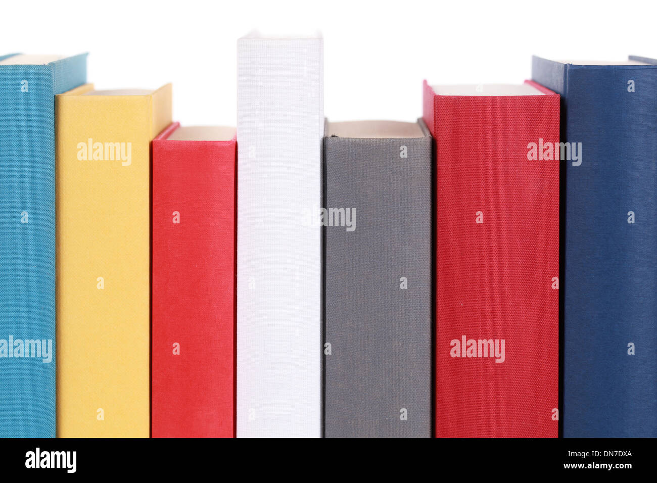 Bücher mit vielen Exemplar für Ihren eigenen text Stockfoto