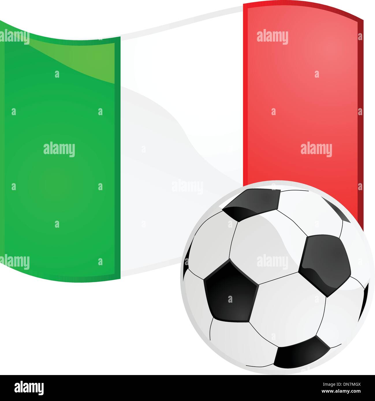 Fußball Italien Stock Vektor