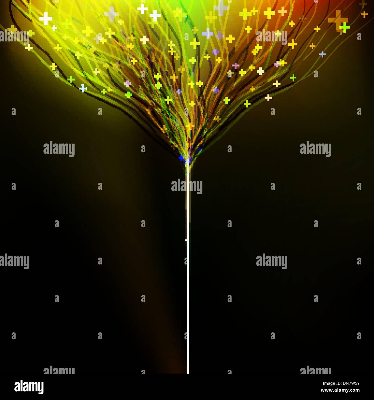 Hintergrund-Bewegung verwischt Neonlicht. EPS 10 Stock Vektor