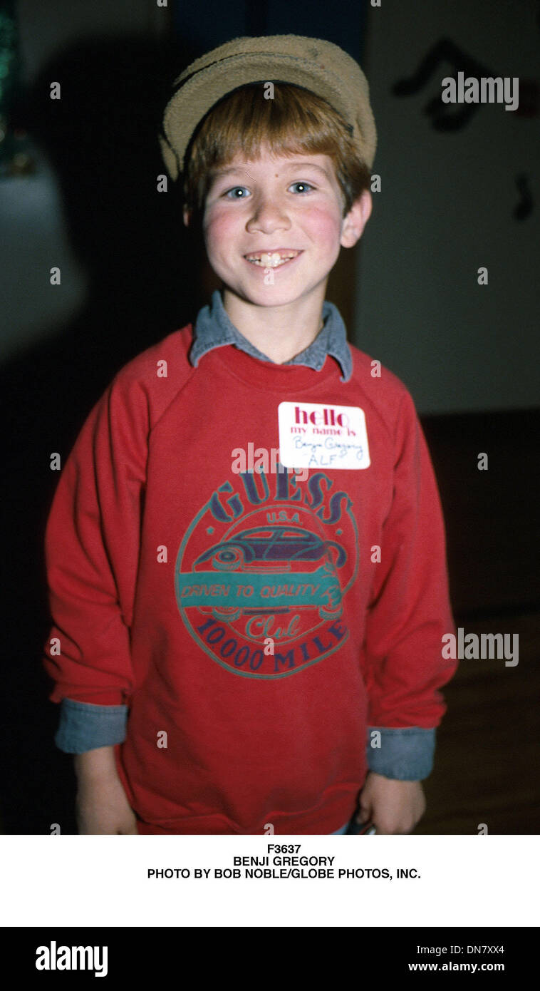 30. März 2001 - F3637. BENJI GREGORY. BOB-NOBLE / (Kredit-Bild: © Globe Photos/ZUMAPRESS.com) Stockfoto