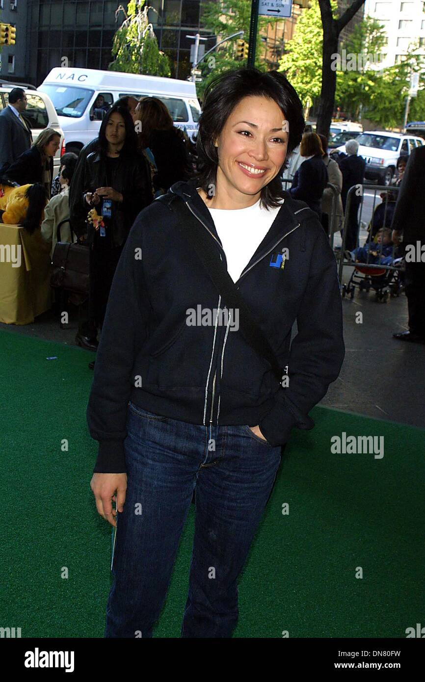 22. Mai 2002 - K25140JBB: 5/22/02.THE '' Geist: STALLION des CIMARRON'' animierte FILM-PREMIERE am BEEKMAN THEATRE IN New York... JOHN BARRETT / 2002.ANN CURRY (Kredit-Bild: © Globe Photos/ZUMAPRESS.com) Stockfoto