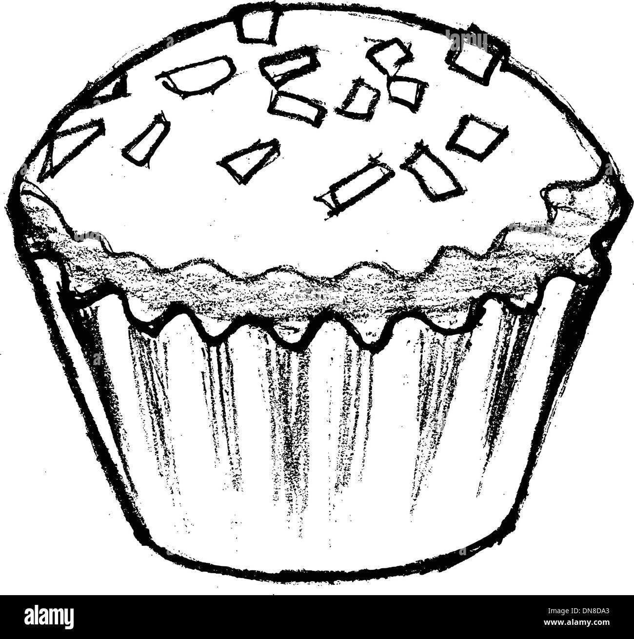 Cupcake Stock Vektor