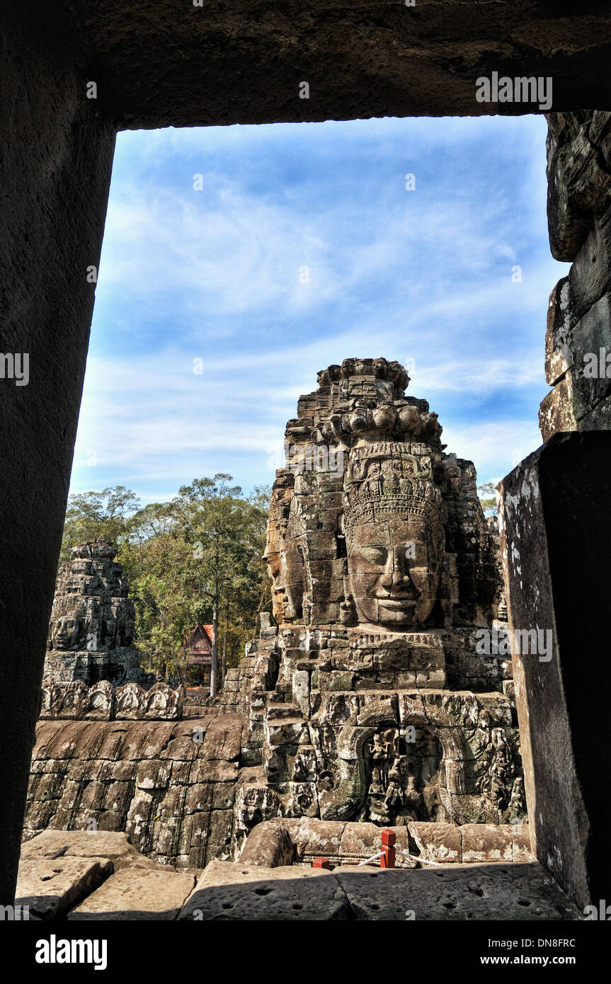 Bayon Tempel buddhistische Kambodscha Jayavarman Stockfoto