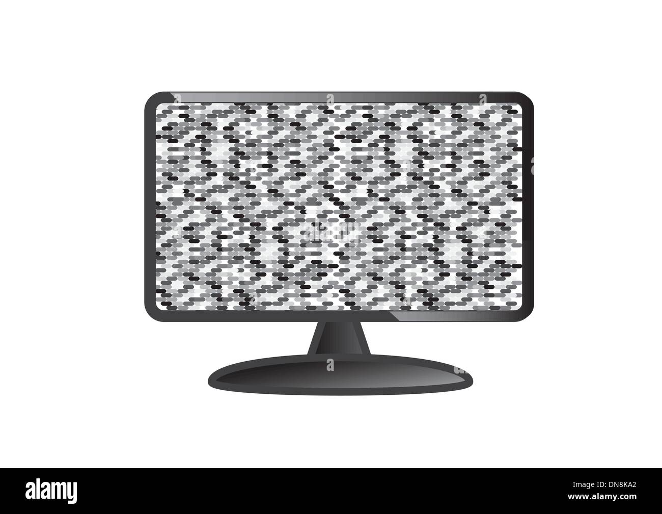 Kein Signal zu überwachen Stock Vektor