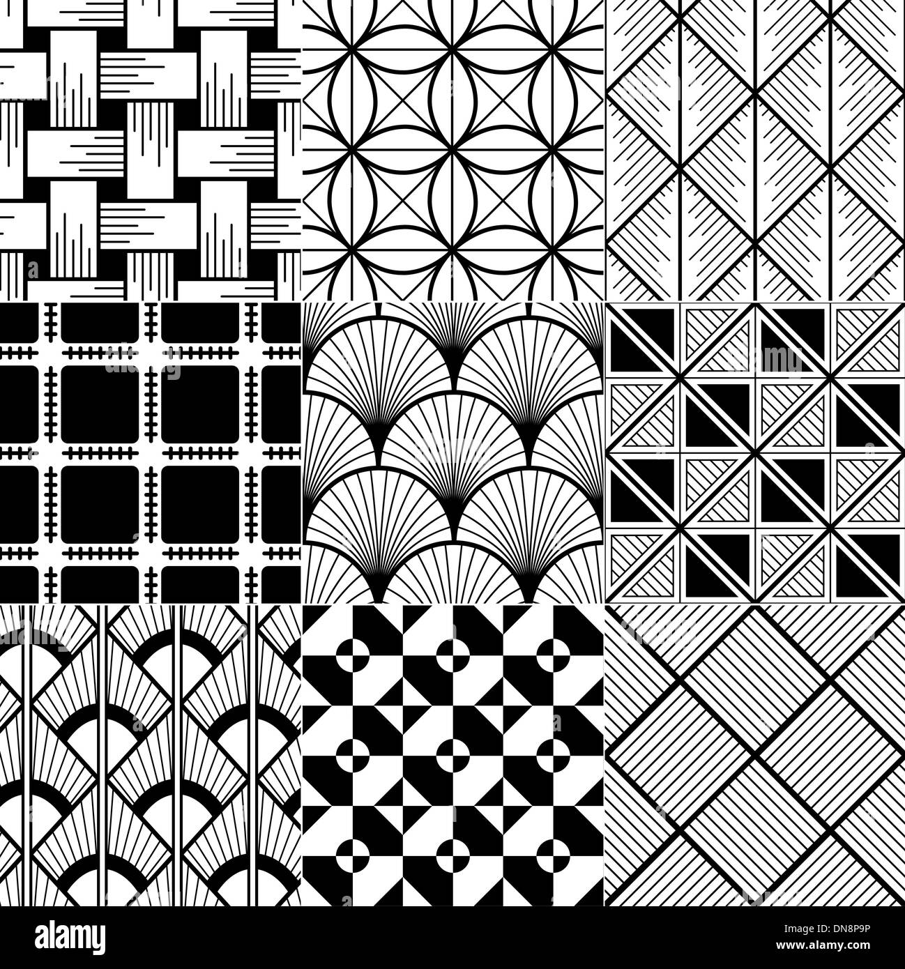 nahtlose abstrakte geometrische Muster Stock Vektor