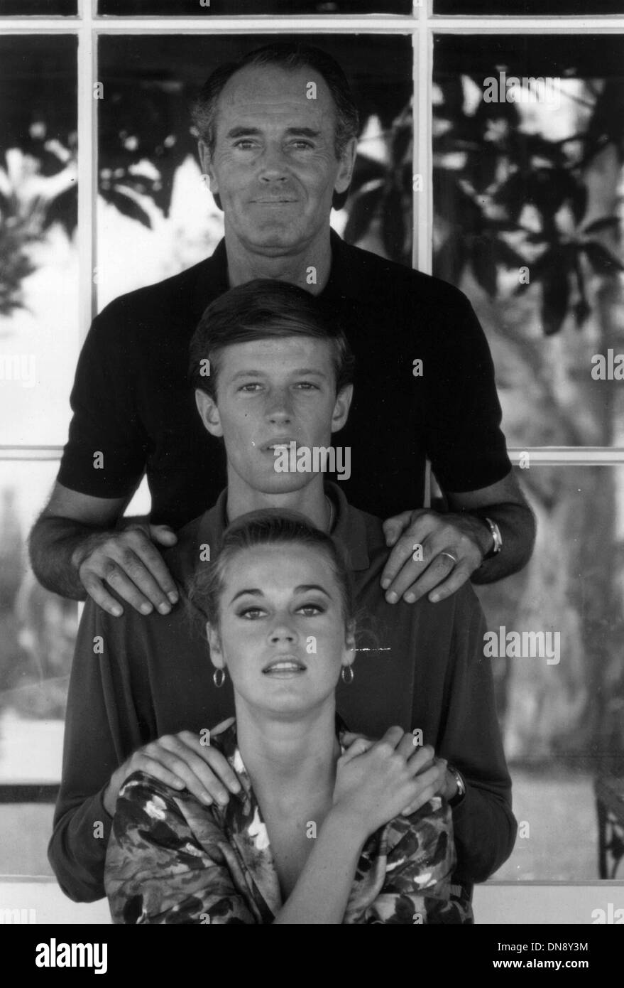 26. August 2002 - HENRY FONDA/JANE FONDA/PETER FONDA. DON ORNITZ / (Kredit-Bild: © Globe Photos/ZUMAPRESS.com) Stockfoto