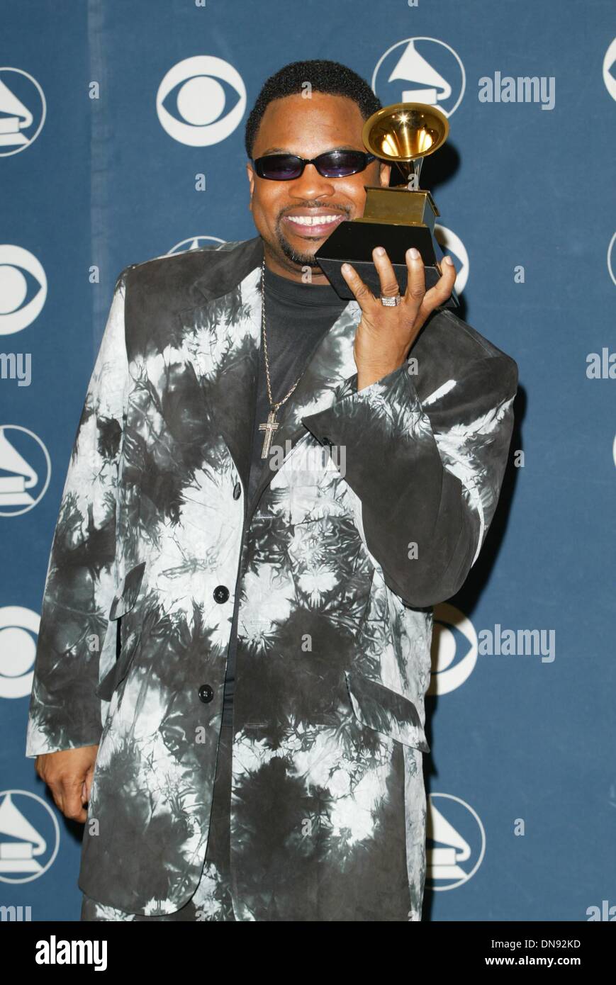 27. Februar 2002 - K24196FB: 44 ANNUAL GRAMMY AWARDS. STAPLE CENTER, LA, CA 02/27/2002.HEZEKIAH WALKER. FITZROY BARRETT / 2002. (D) (Kredit-Bild: © Globe Photos/ZUMAPRESS.com) Stockfoto