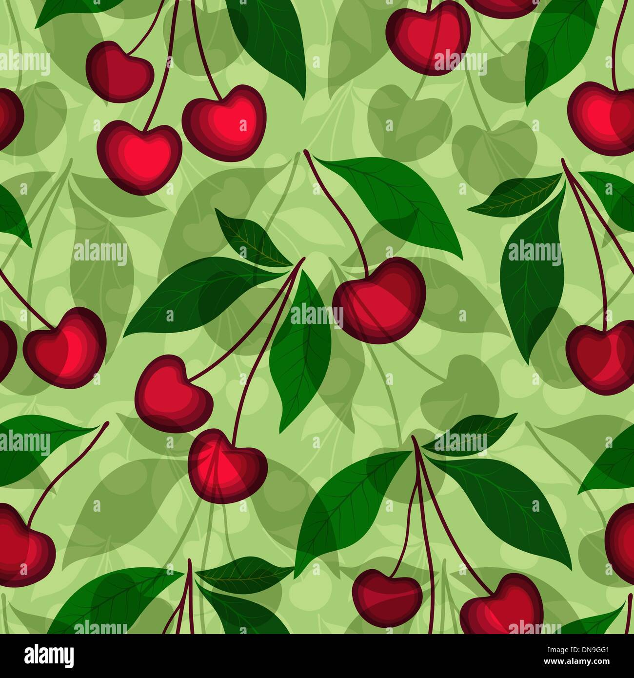 Grün floral nahtlose Muster Stock Vektor