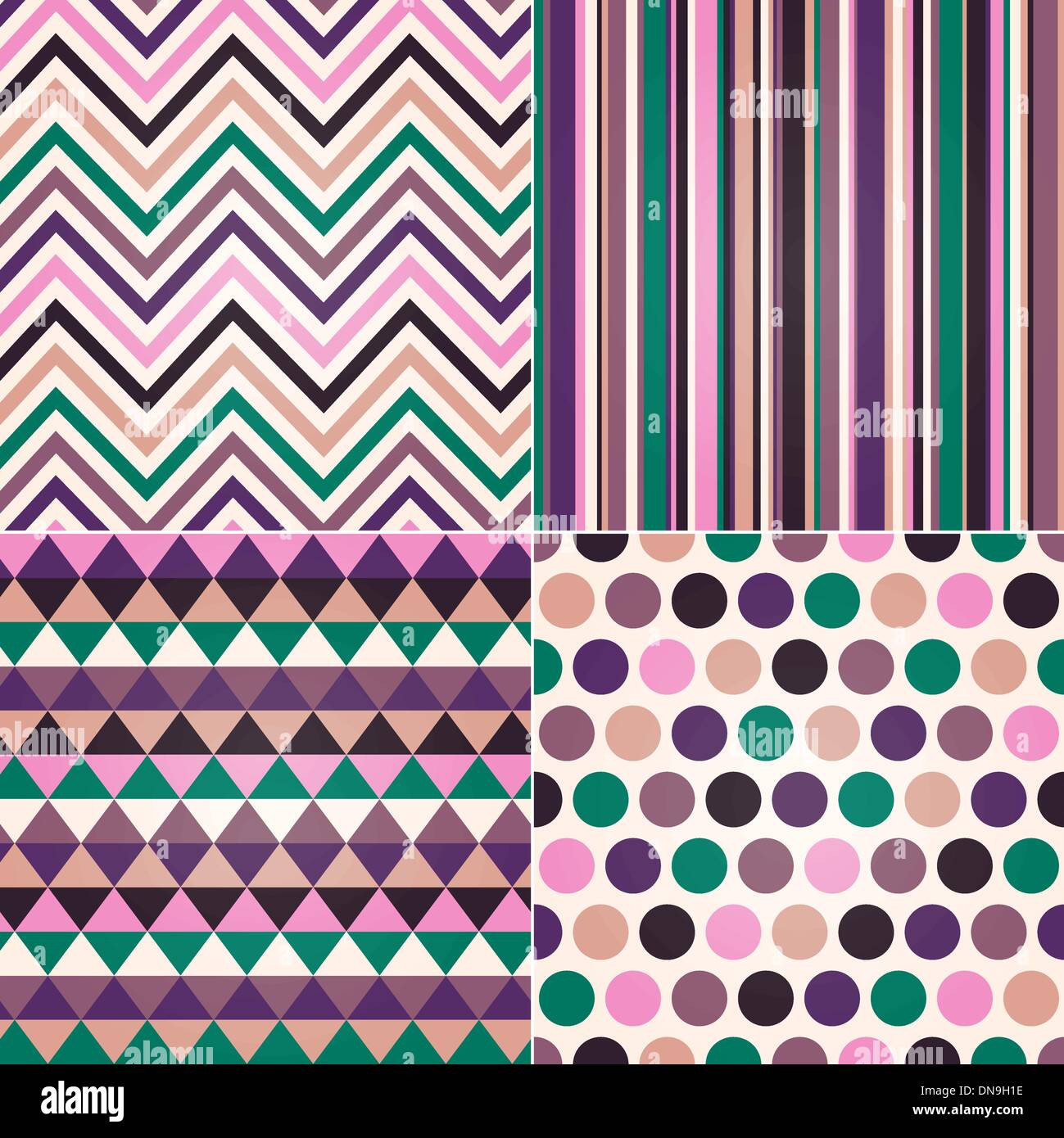 nahtlose abstrakte geometrische Muster Stock Vektor